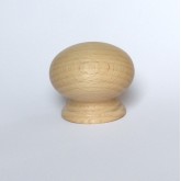 Large Beech4 Wooden Sanded Door Knob